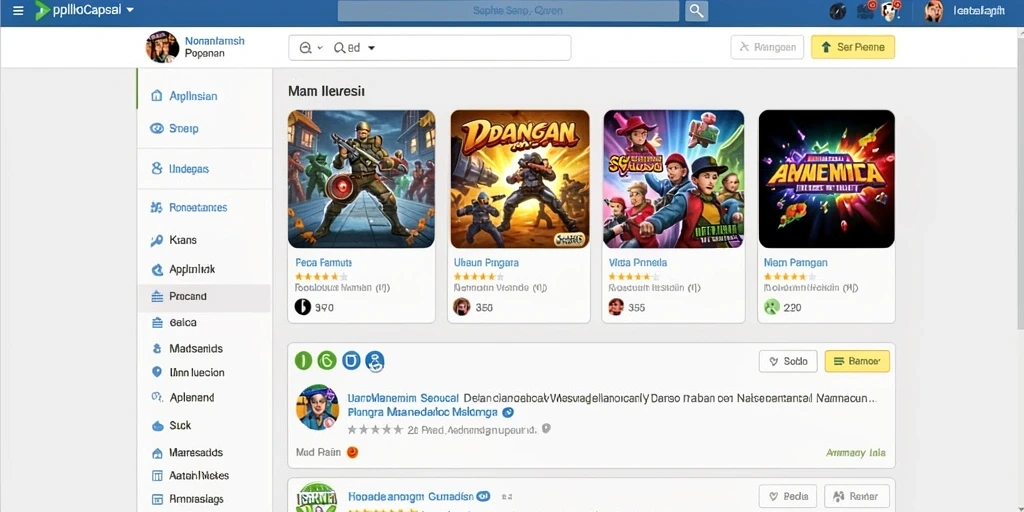 Screenshot menampilkan karakter utama dalam aksi seru.