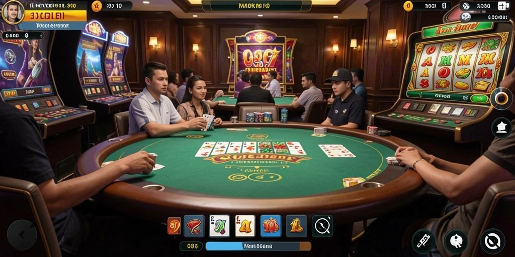 Layar utama aplikasi dengan tampilan yang menarik.