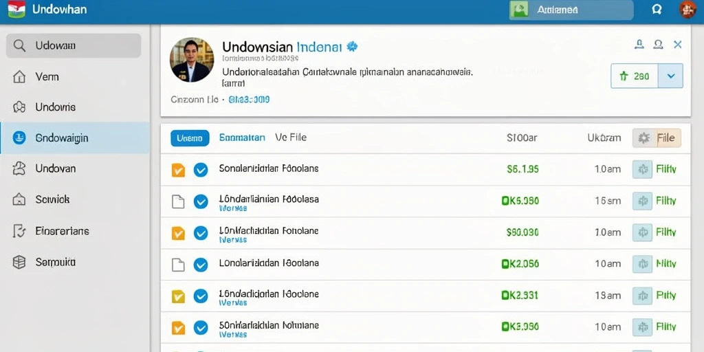 Tampilan antarmuka yang intuitif dan menarik.