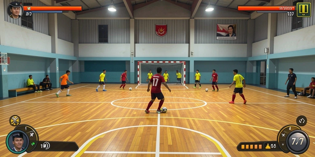 Tampilan awal F200M yang menarik dan penuh warna.