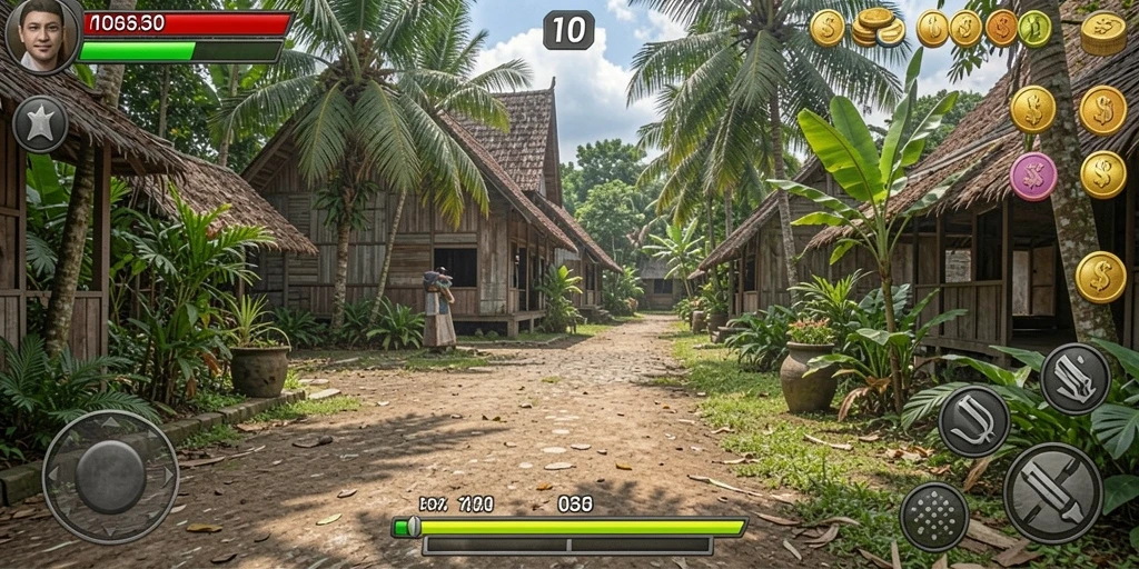 Tangkapan layar menunjukkan grafis menakjubkan dari HIT9.