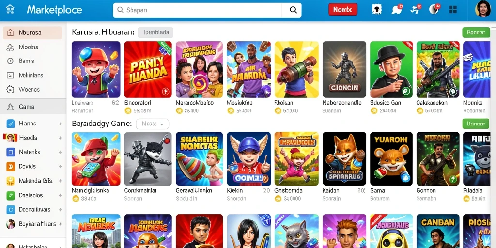Screenshot menunjukkan karakter utama dalam aksi menarik.