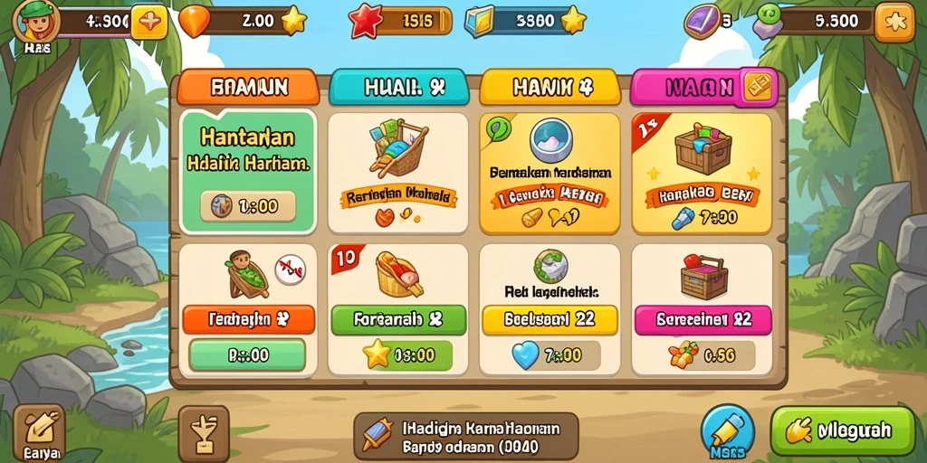 Tampilan antarmuka utama yang menarik.
