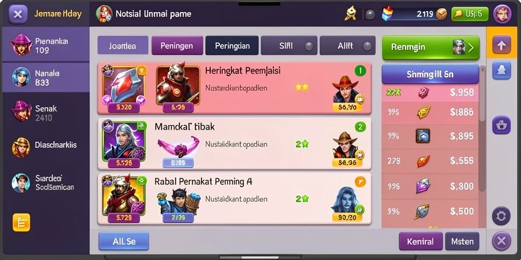 Tampilan antarmuka pengguna yang intuitif dan mudah digunakan.