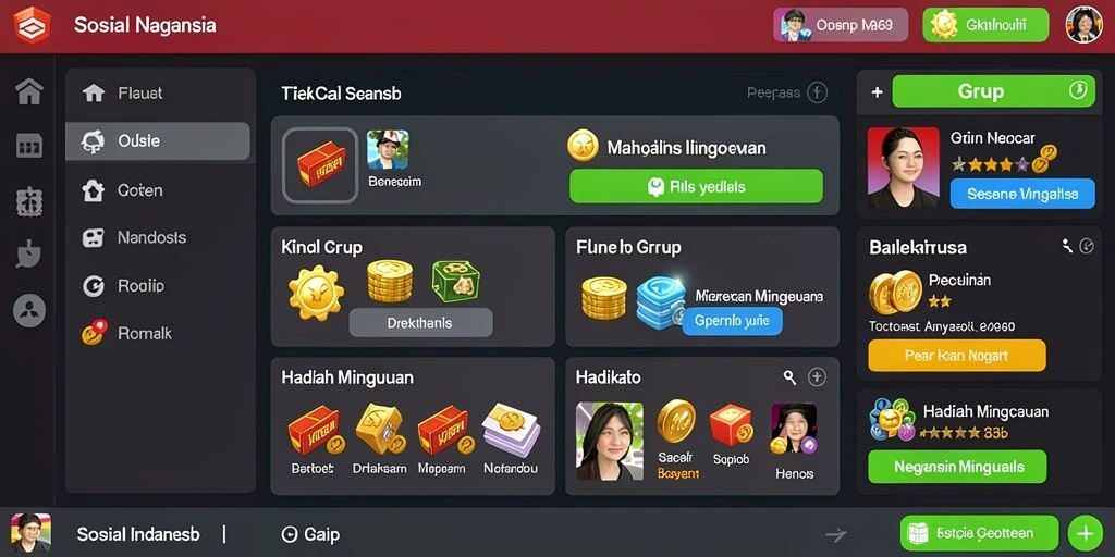 Tampilan antarmuka RP777 yang menarik dan user-friendly.