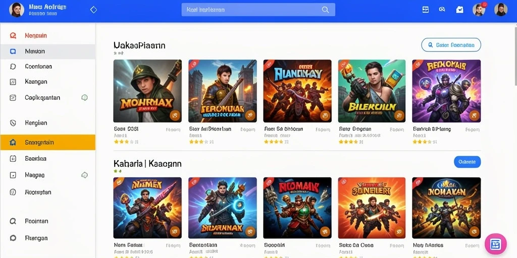 Tampilan antarmuka yang intuitif dan menarik.