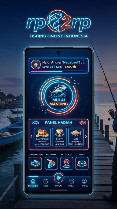 Cuplikan layar menu unduhan rp62rp untuk perangkat Android